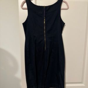 Denim Dress with Tie - Holding Horses